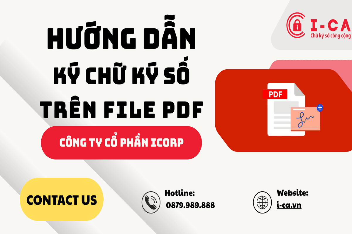 Hướng dẫn ký chữ ký số trên File PDF